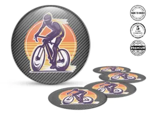 Rademblem Exklusiver Look Überlegene Dome Sticker
